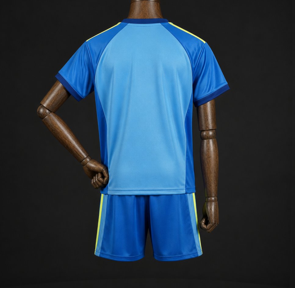 26/27 Kids Leeds United Blue Goalkeeper Shirt