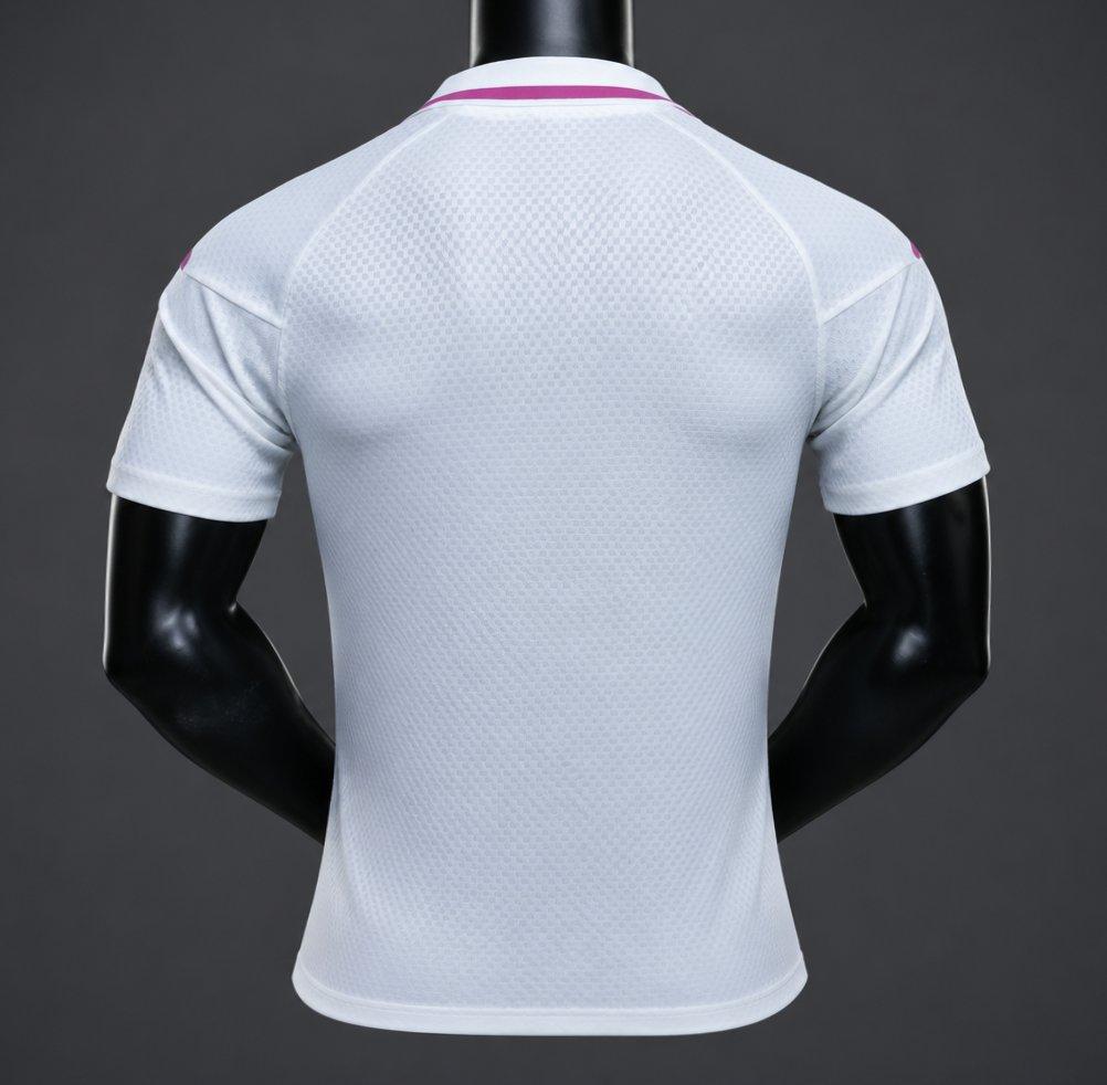 26/27 Real Madrid White with Pink Polo Shirt