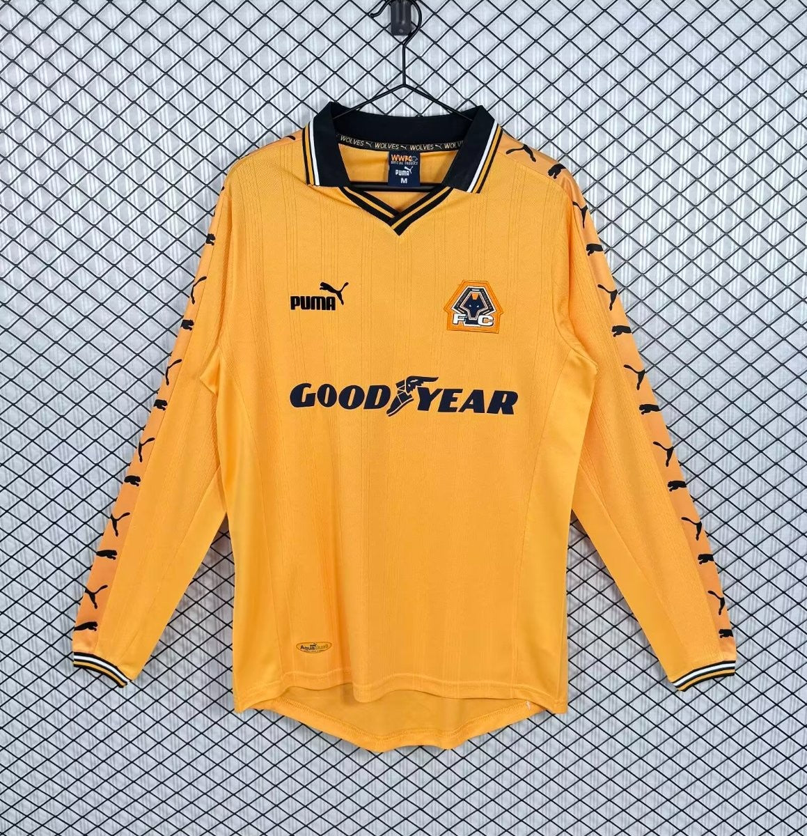Retro 98/99 Wolverhampton Wanderers Home Long Sleeve Shirt