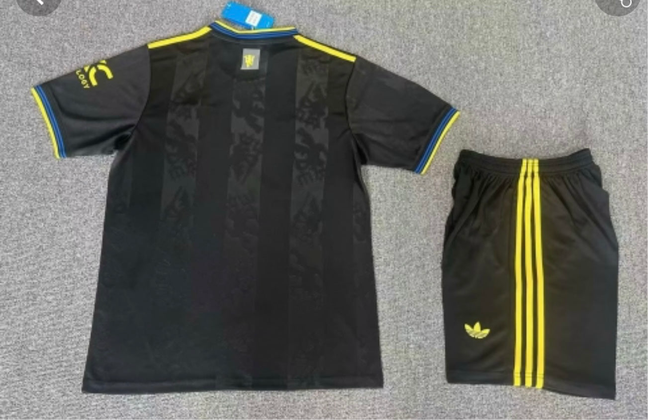 Manchester United Kit Criança Secundária 25/26