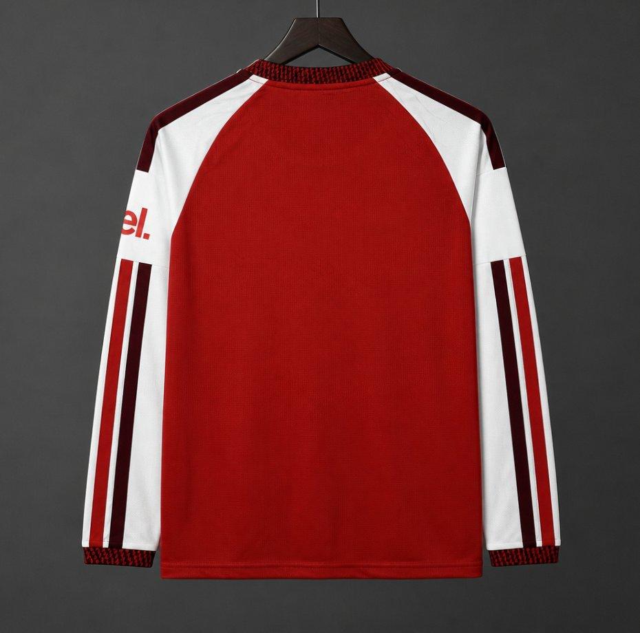 26/27 Arsenal Red with White Long Sleeve Home Shirt