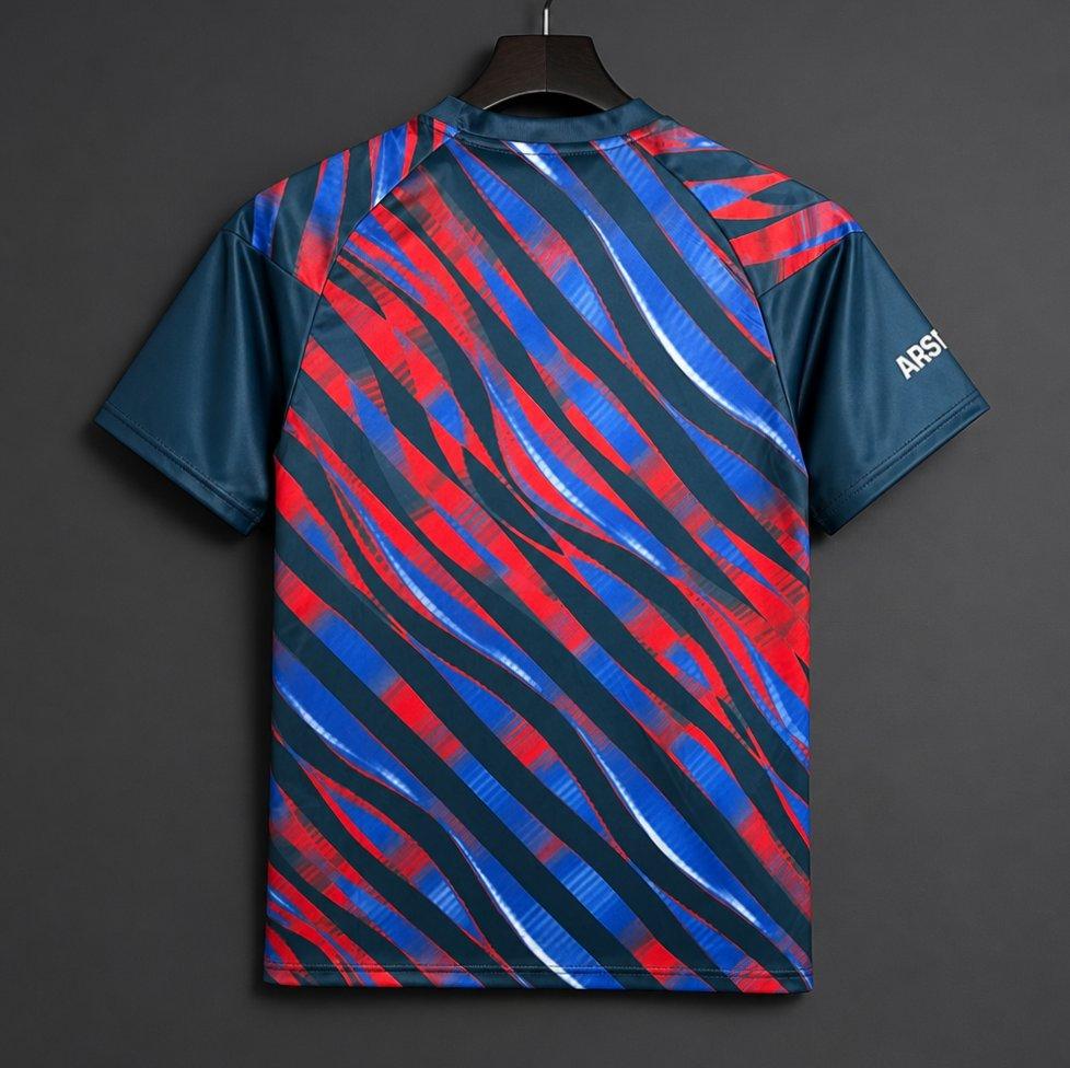 26/27 Arsenal Navy Blue Brushstroke Pattern Pre-match Shirt