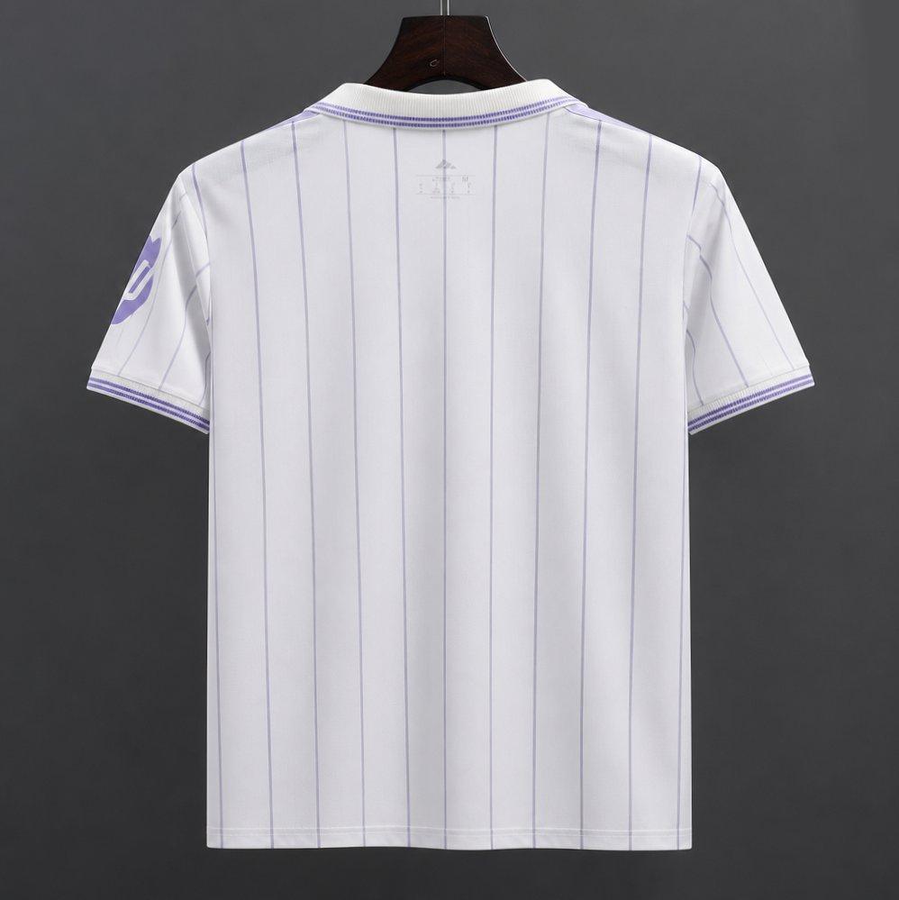 26/27 Real Madrid Vintage Style White POLO Shirt