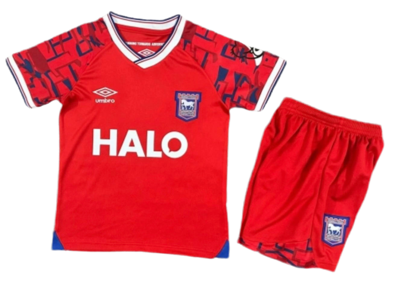 IPSWICH TOWN FC AWAY KIDS KIT 25/26