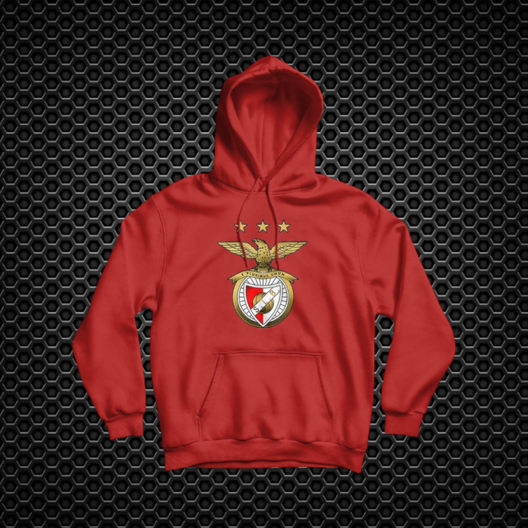 Benfica - Sweat-shirt com capuz - Vermelha