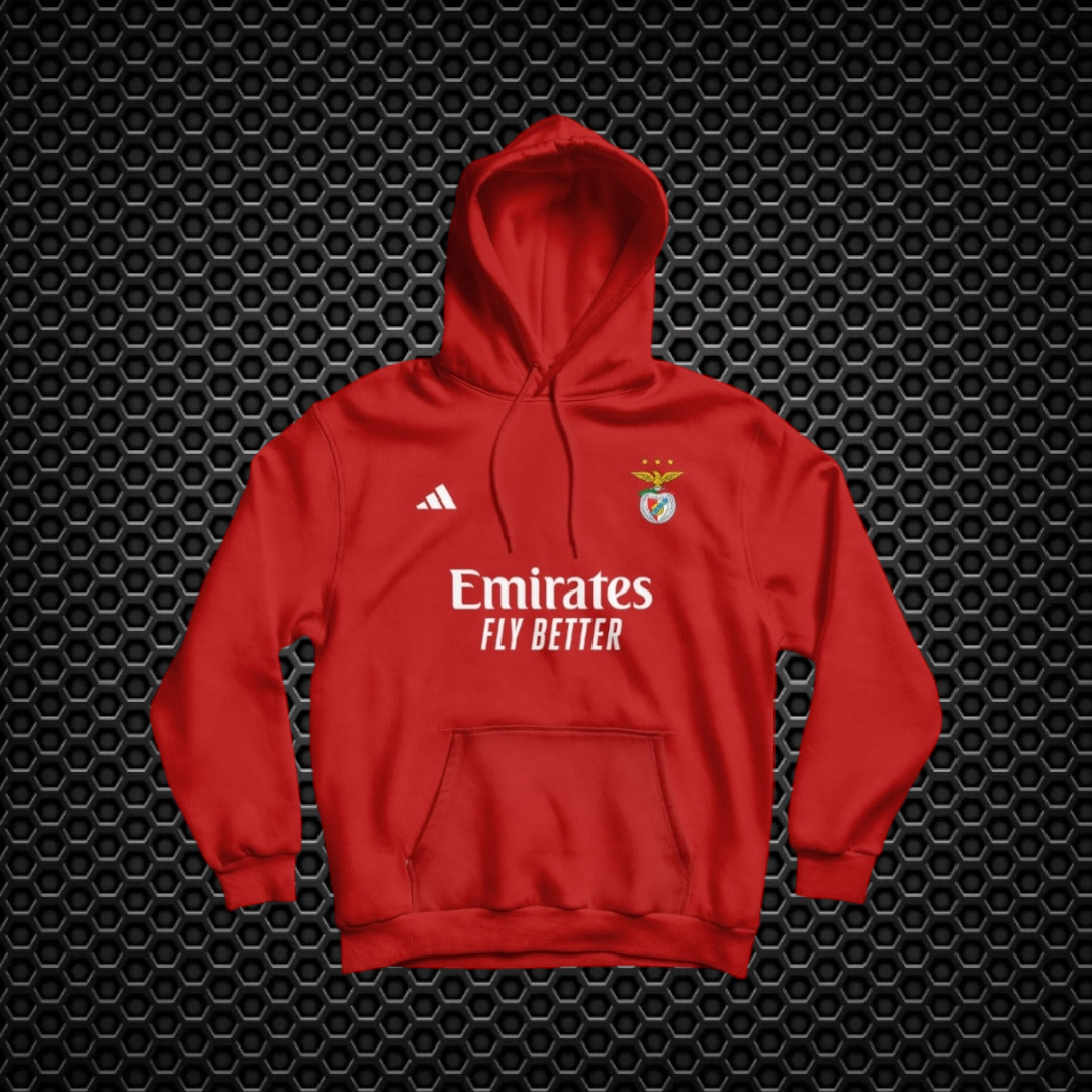 Benfica - Sweat-shirt com capuz - Vermelha
