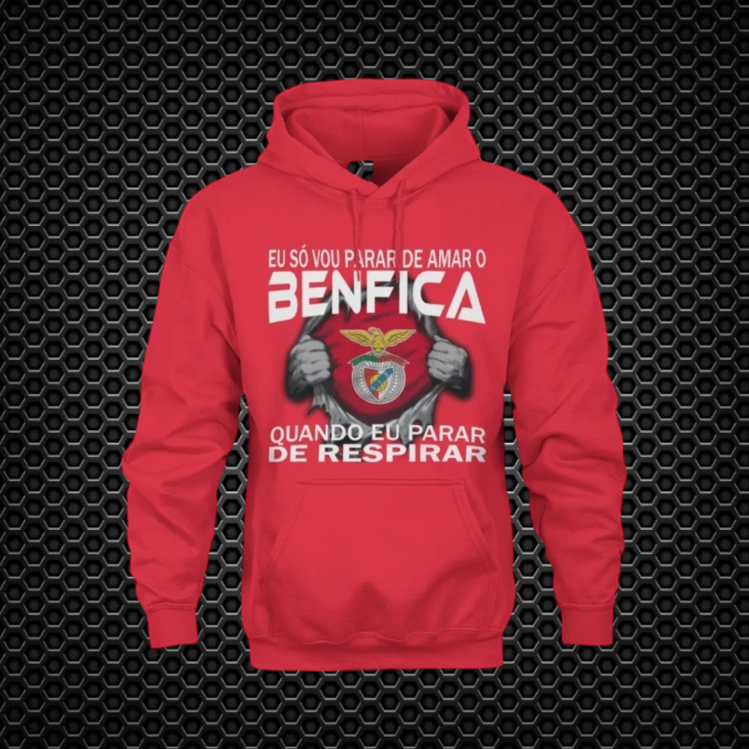 Benfica - Sweat-shirt com capuz - Vermelha