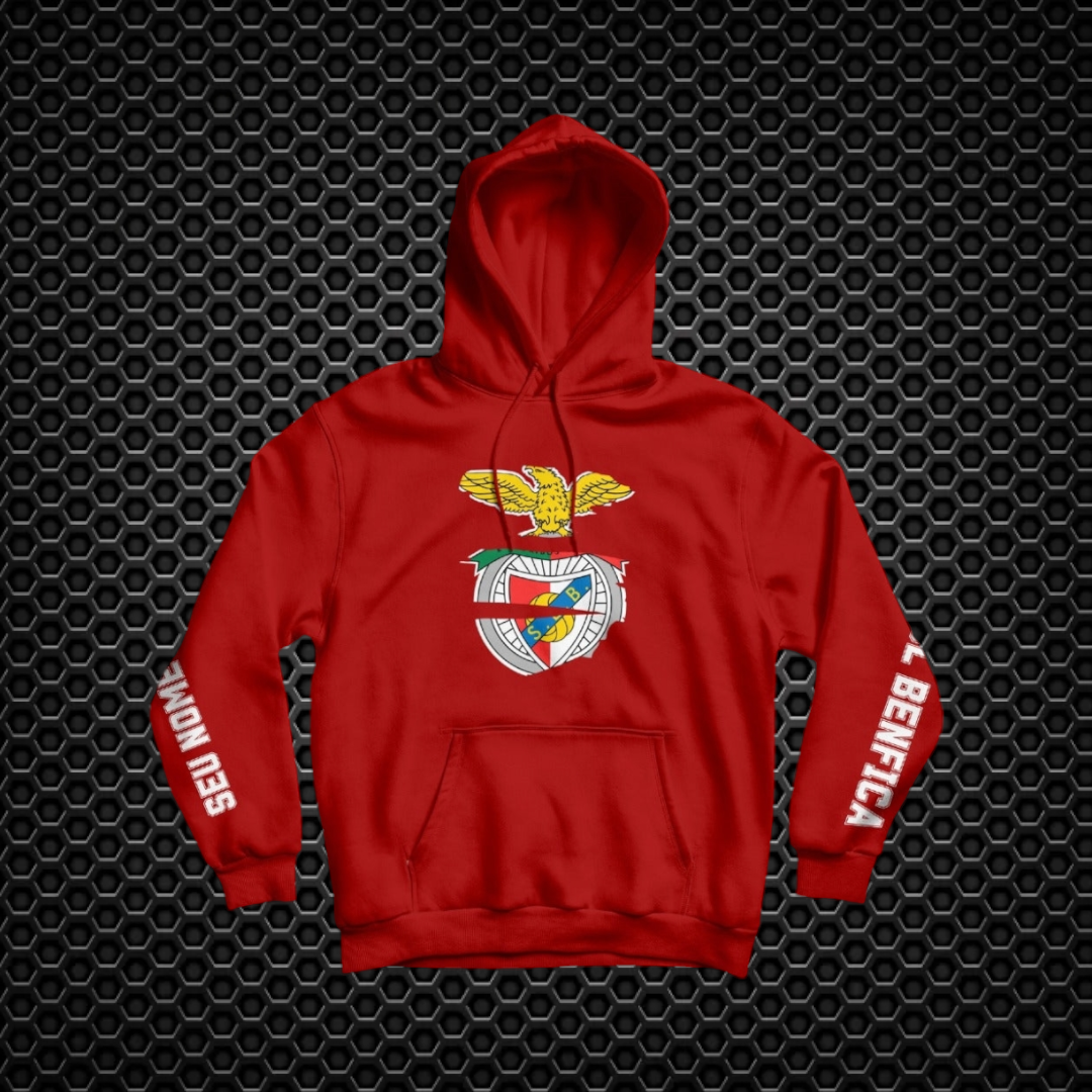 Benfica - Sweat-shirt com capuz - Vermelha