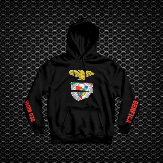 Benfica - Sweat-shirt com capuz - Preta