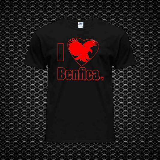 Benfica - T-shirt Preta