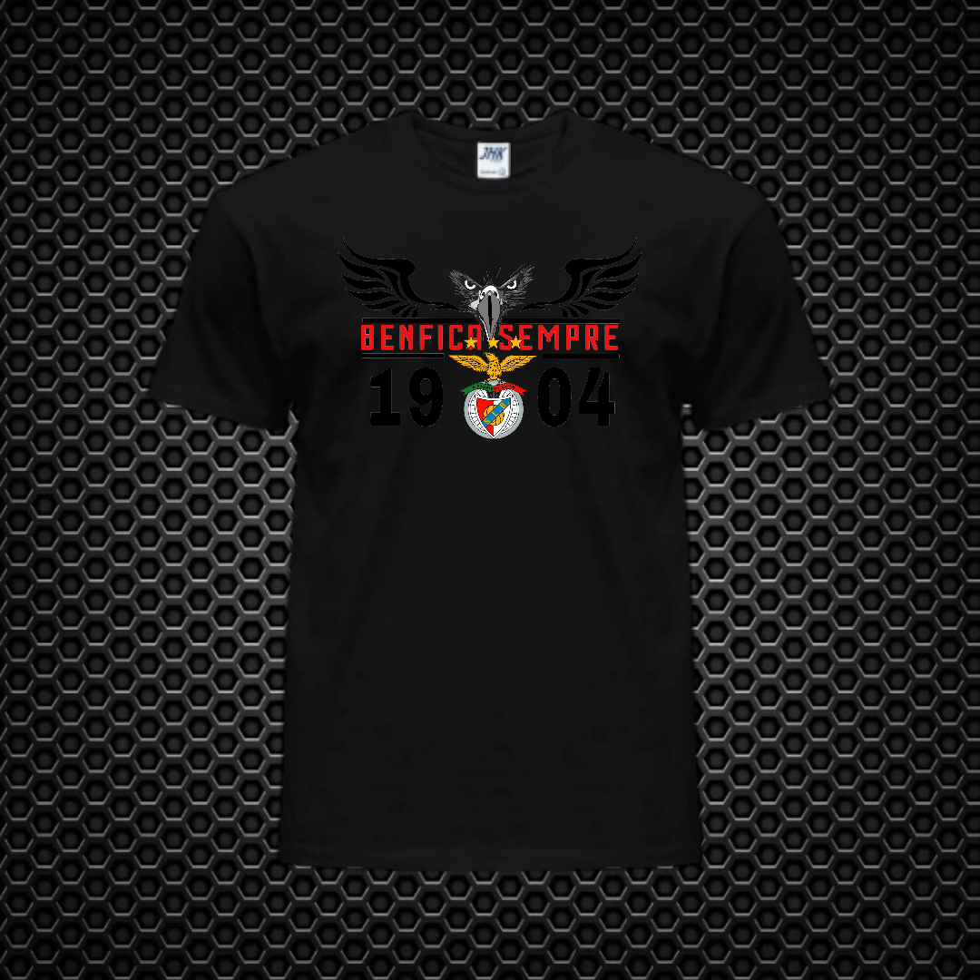 Benfica - T-shirt Preta