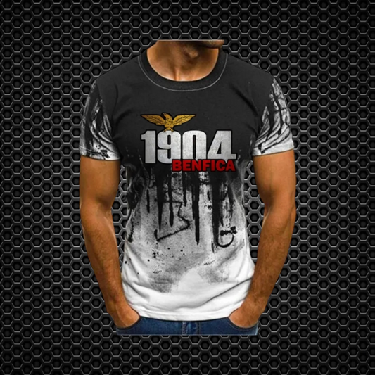 Benfica - Black and White T-Shirt
