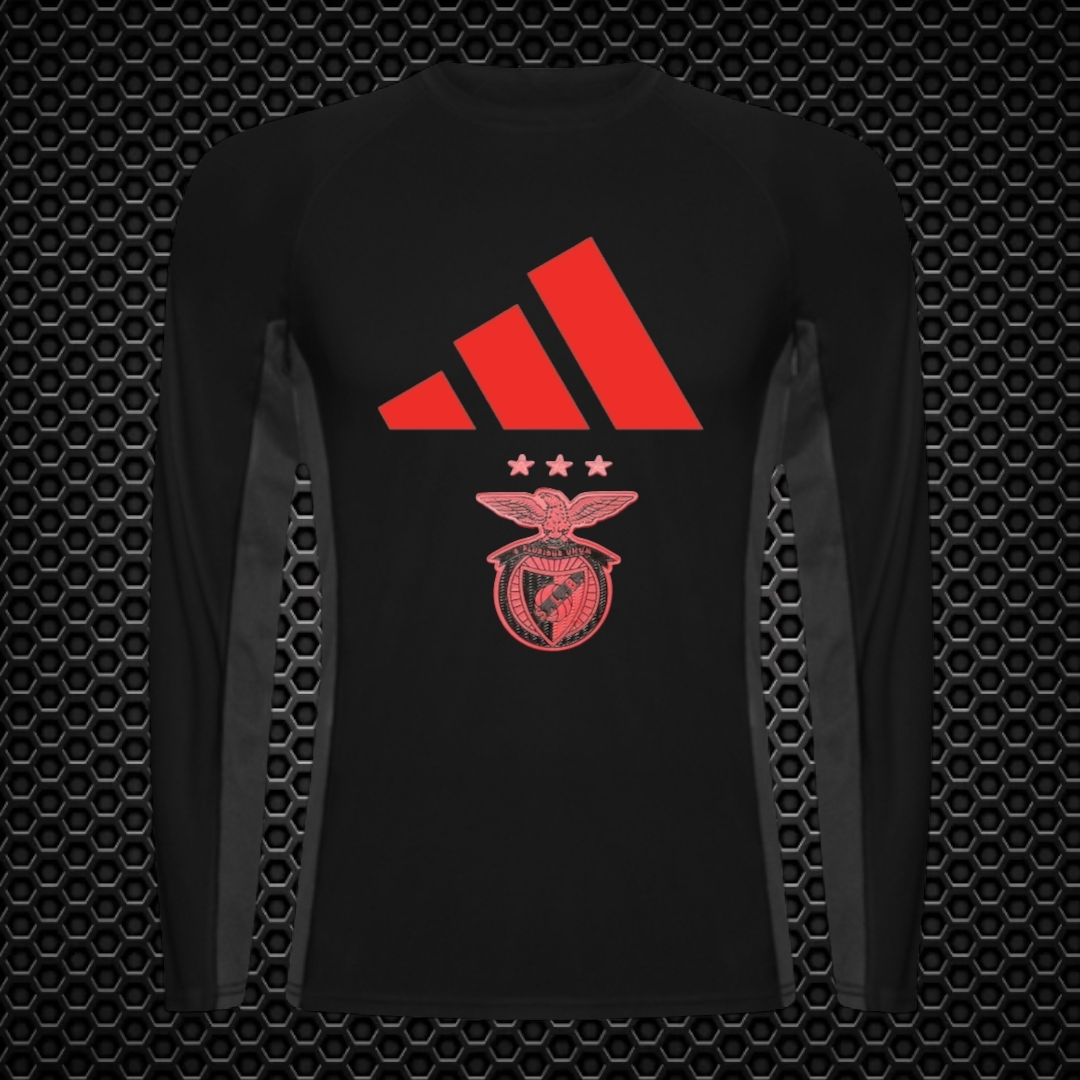 Benfica - Camisola técnica de manga comprida raglan