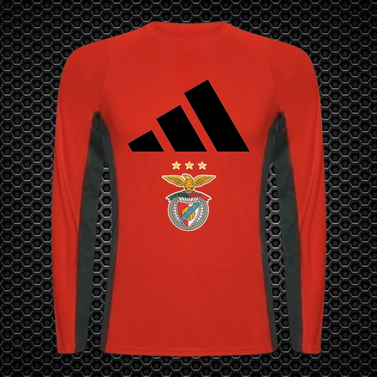 Benfica - Camisola técnica de manga comprida raglan