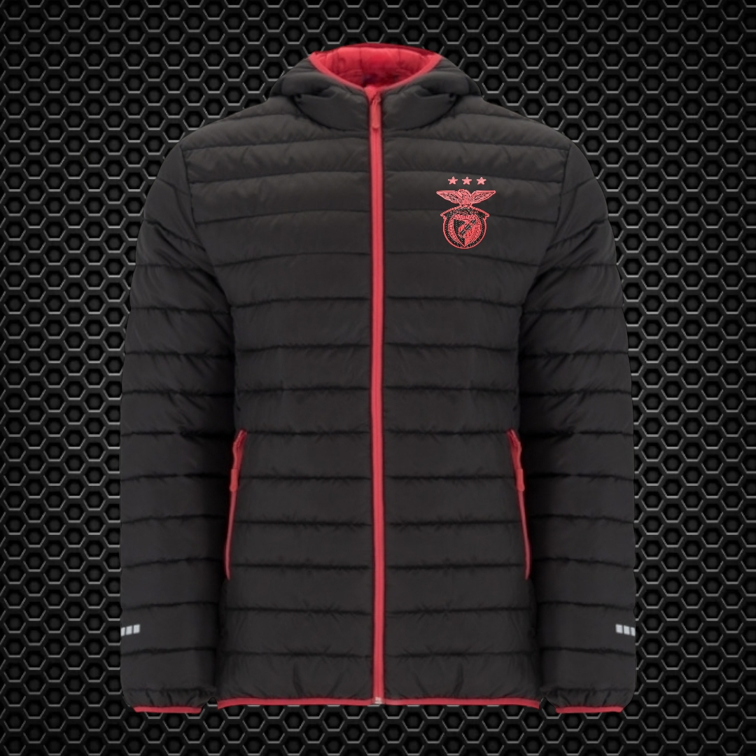Benfica - Parka acolchoada com capuz e enchimento "tacto de penas" - REF 5097 - 0260