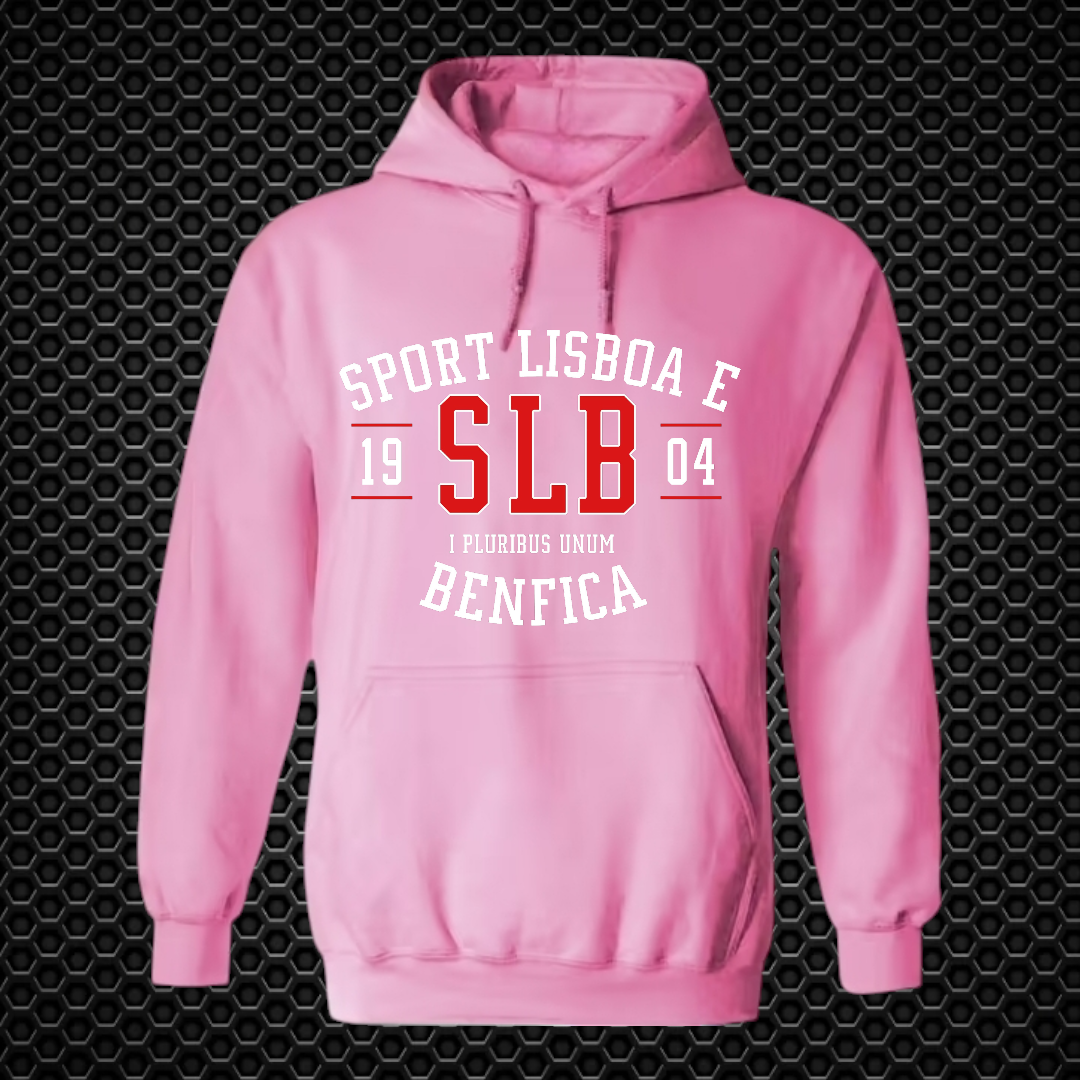 Benfica - Sweat-shirt com capuz - Rosa