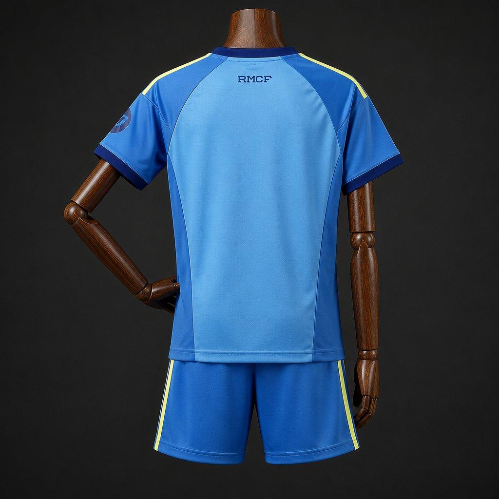 26/27 Kids Real Madrid Goalkeeper Away Blue Shirt