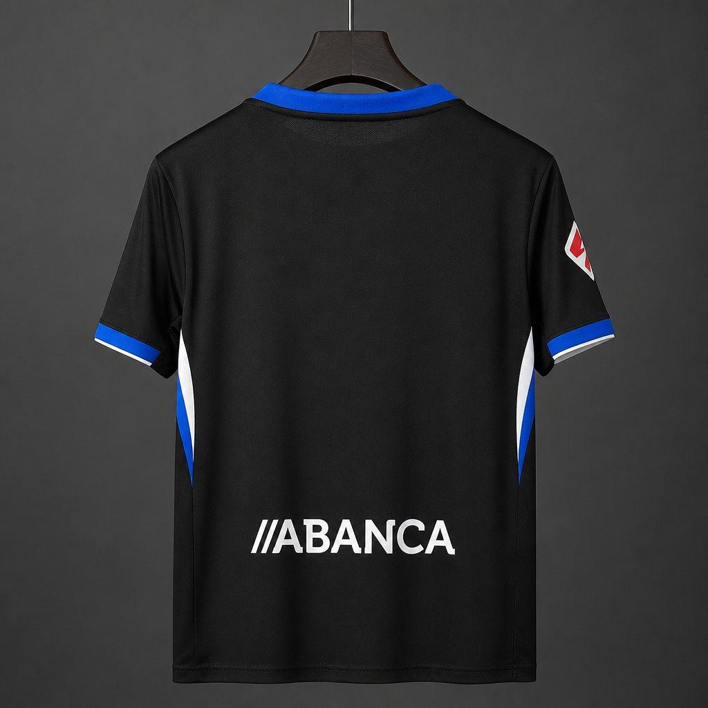 26/27 Deportivo La Coruna Away Black Shirt