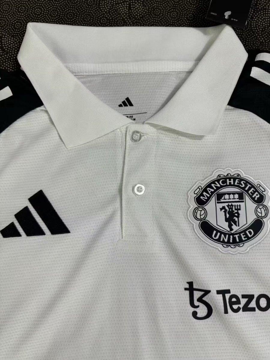 26/27 Manchester United White POLO Shirt