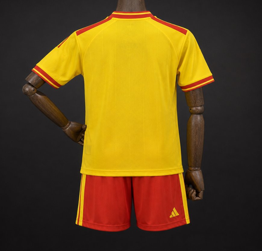 2026/27 RC Lens Yellow with Red Stripe Home Shirt