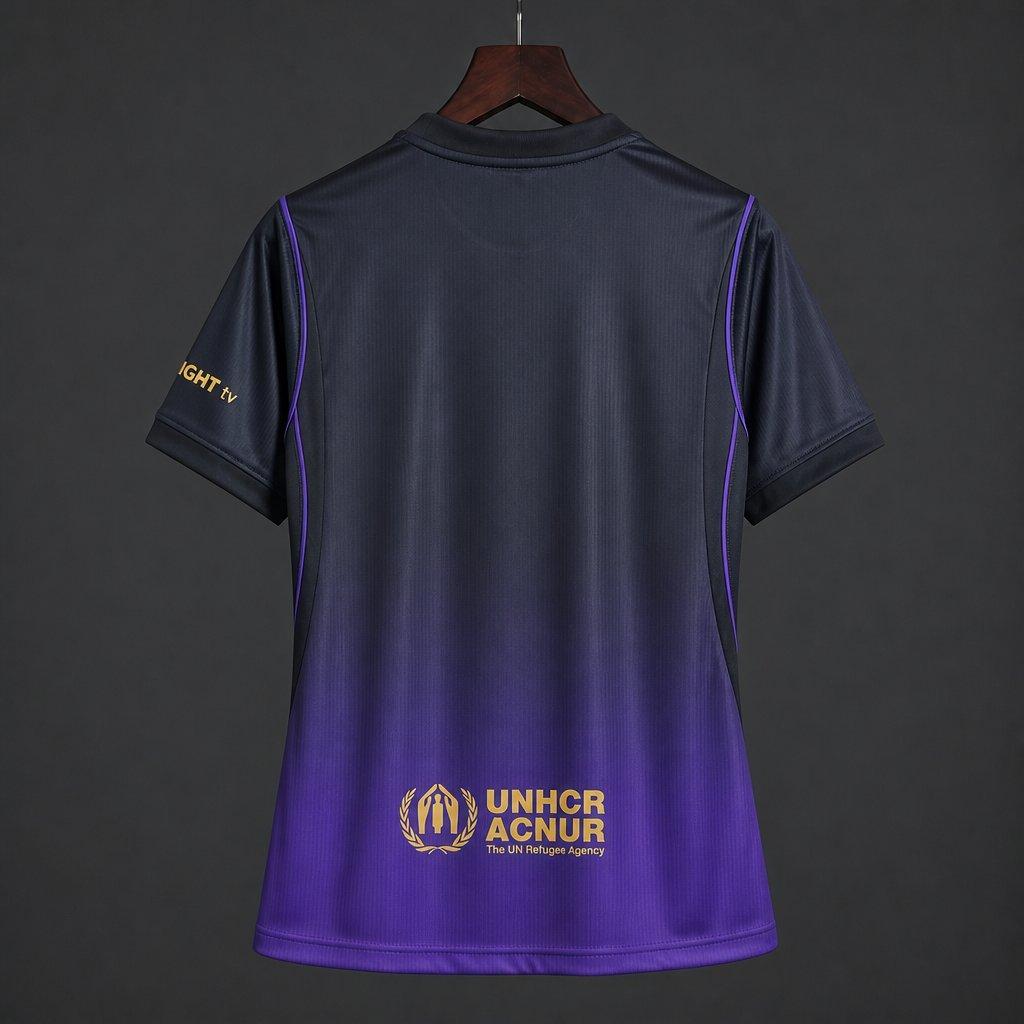 26/27 Women Barcelona Away Purple Shirt