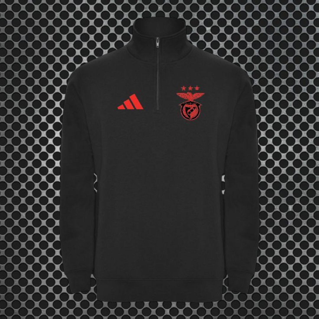 Benfica - Sweat-shirt com meio fecho e gola alta Ref. 1109 - 02
