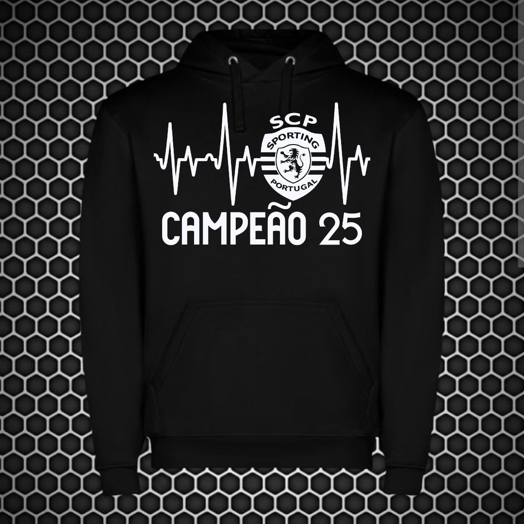 Sporting - Sweat-shirt com capuz - Preta