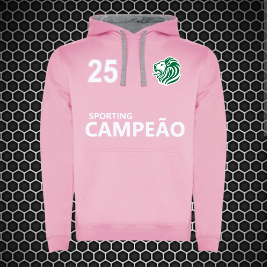 Sporting - Sweat-shirt com capuz - Rosa