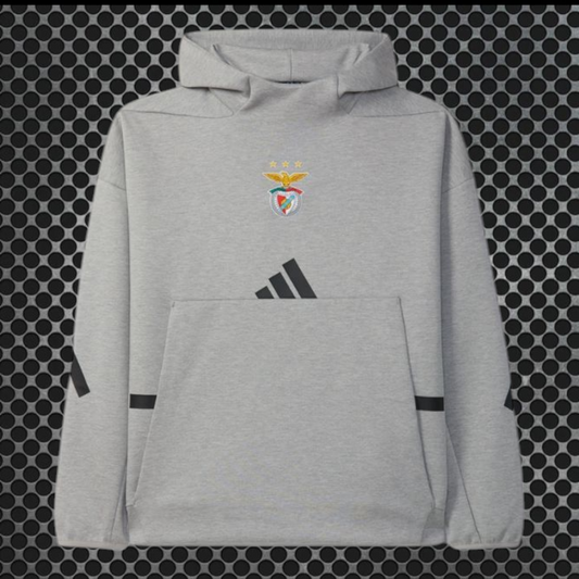 Benfica - Sweat-shirt com capuz - Cinza