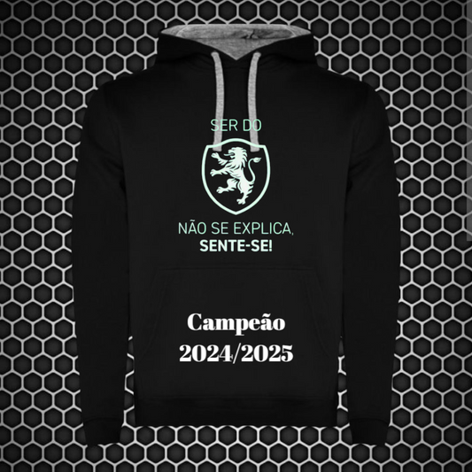Sporting - Sweat-shirt com capuz - Preta