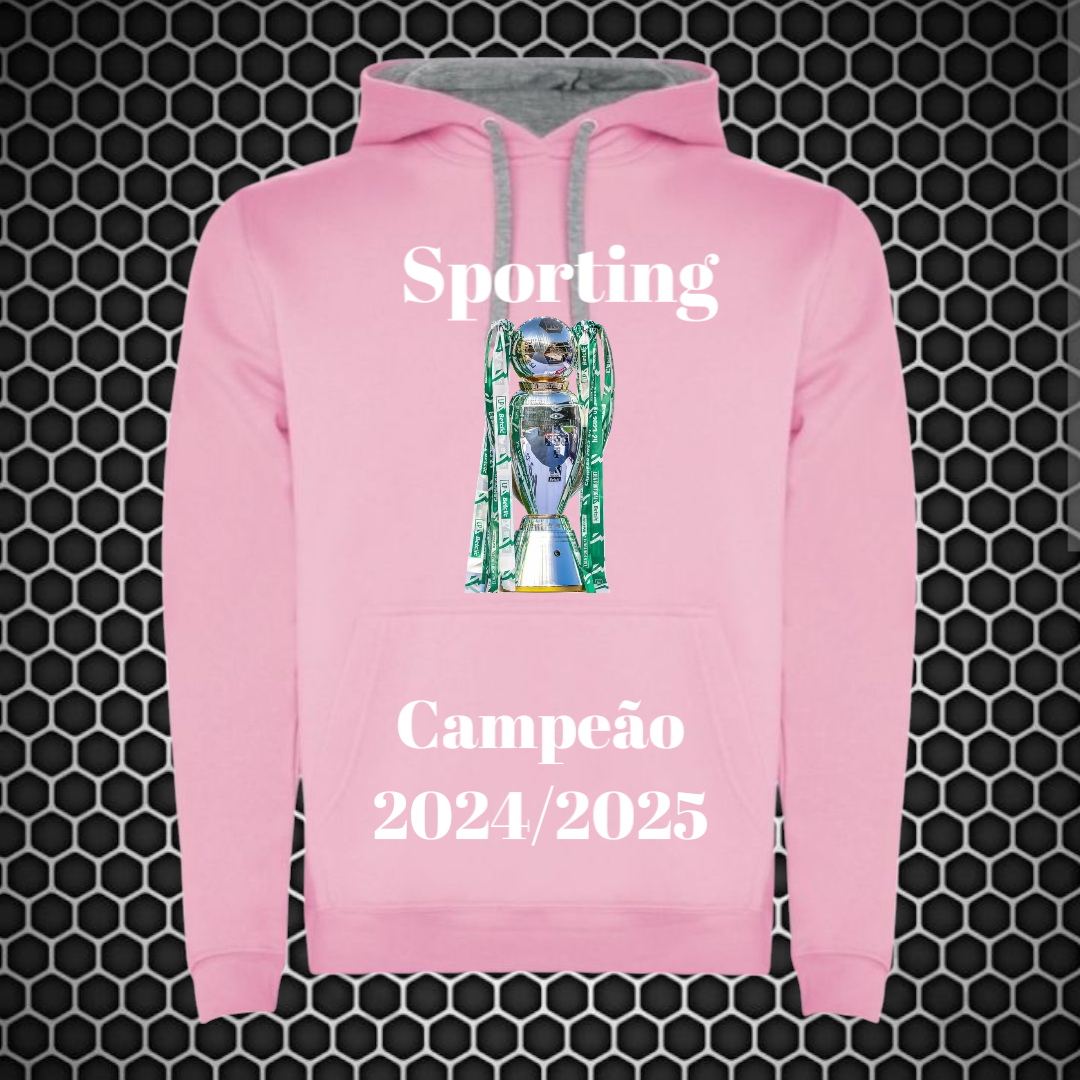 Sporting - Sweat-shirt com capuz - Rosa