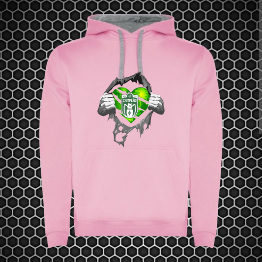 Sporting - Sweat-shirt com capuz - Rosa