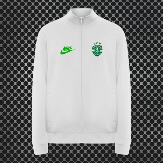 Sporting - Sweat com gola alta e fecho no mesmo tom - Ref. 6439 - 01