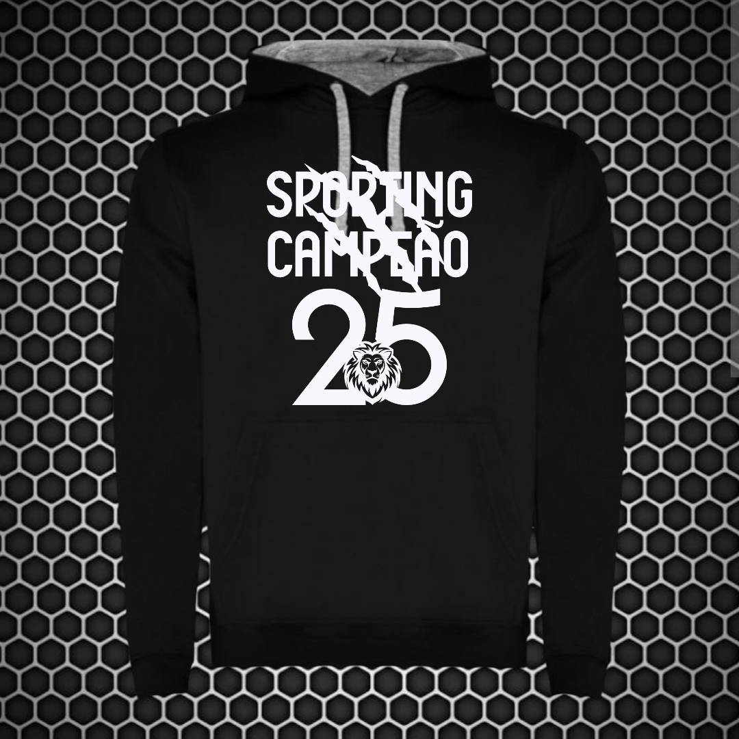 Sporting - Sweat-shirt com capuz - Preta