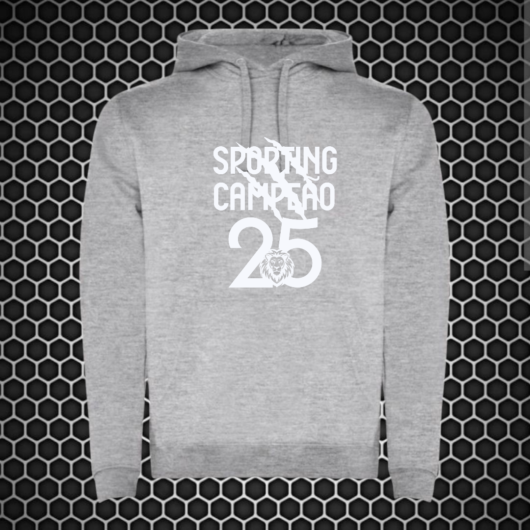 Sporting - Sweat-shirt com capuz - Cinza