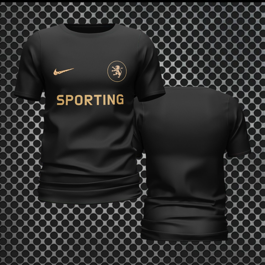 Sporting - T-shirt Preta