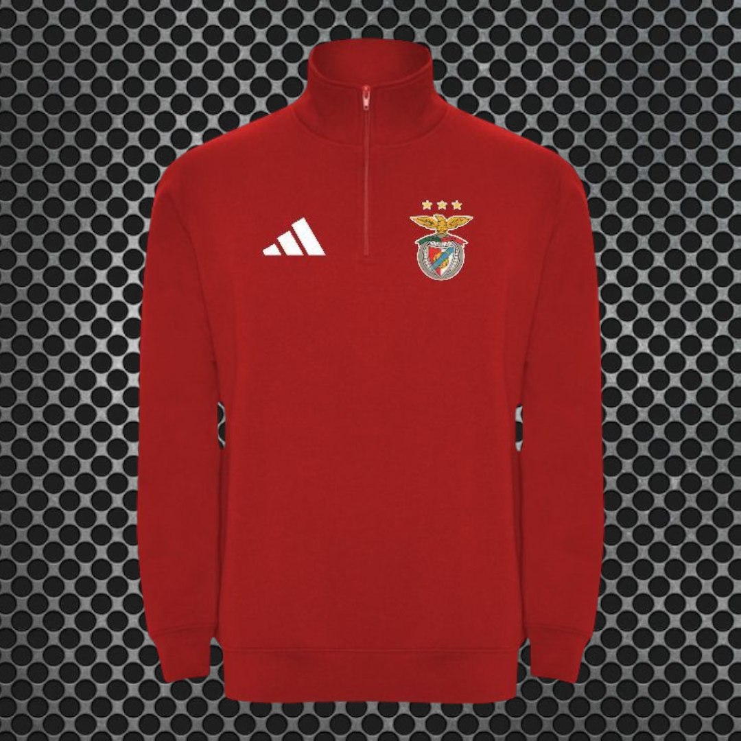 Benfica - Sweat-shirt com meio fecho e gola alta Ref. 1109 - 60
