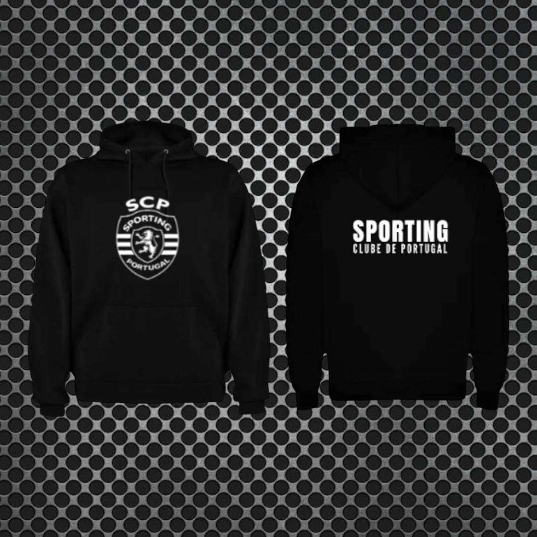 Sporting - Sweat-shirt com capuz - Preta