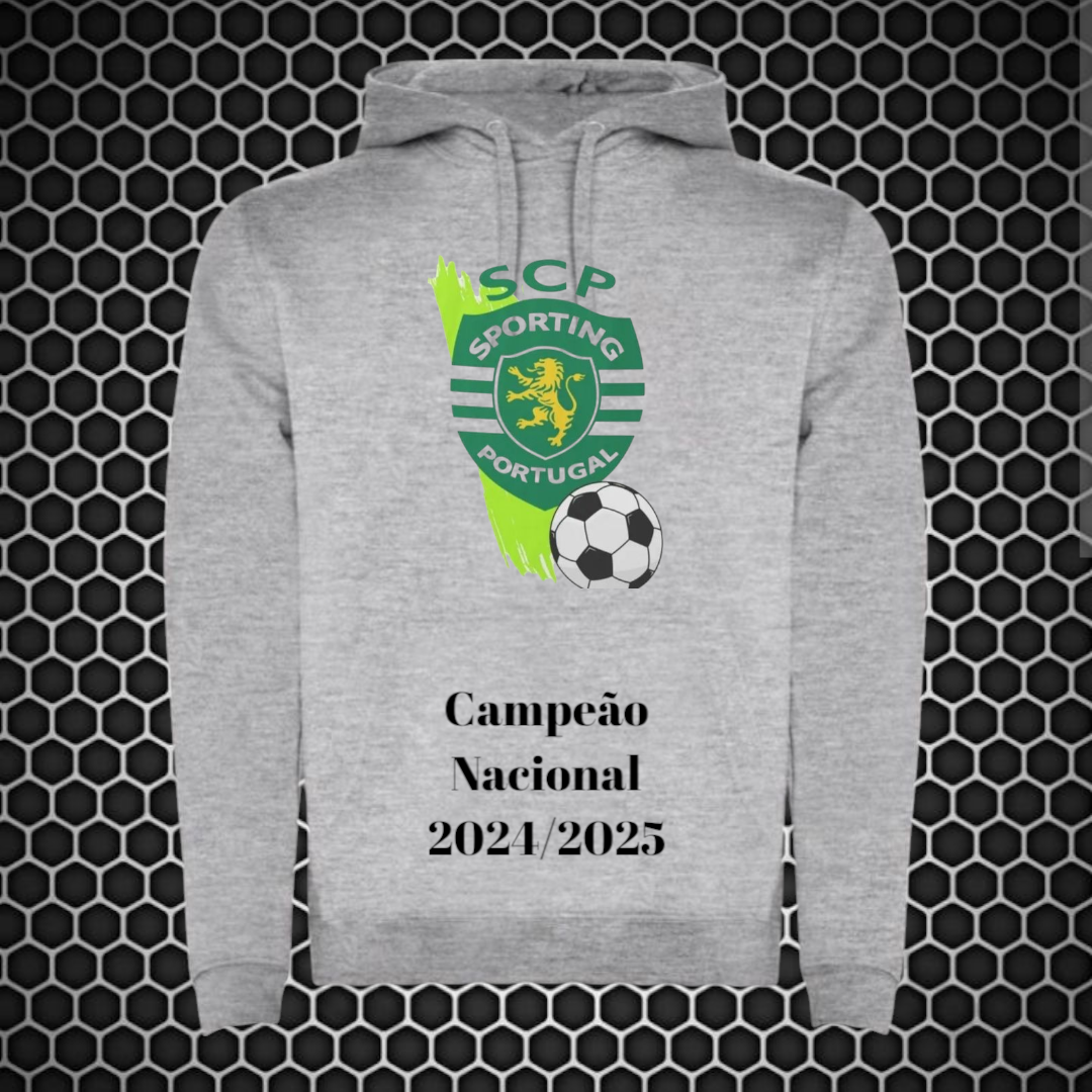 Sporting - Sweat-shirt com capuz - Cinza