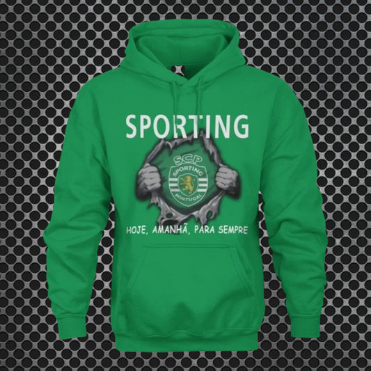 Sporting - Sweat-shirt com capuz - Verde