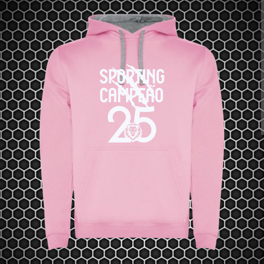 Sporting - Sweat-shirt com capuz - Rosa