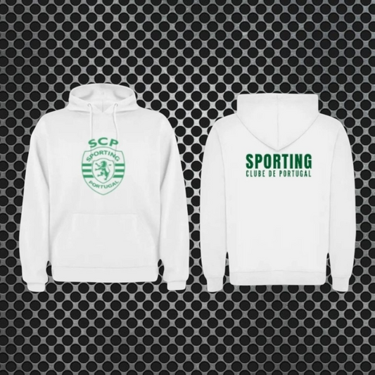 Sporting - Sweat-Shirt com capuz - Branca