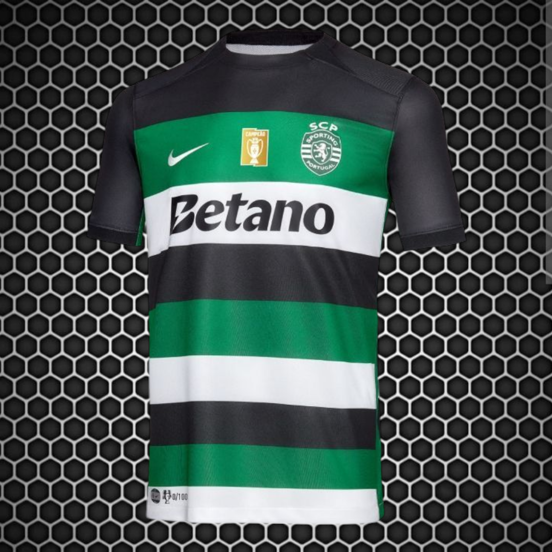 Sporting - Camisola BiCampeão 24/25 EDIÇÃO LIMITADA - COATES/HJULMAND