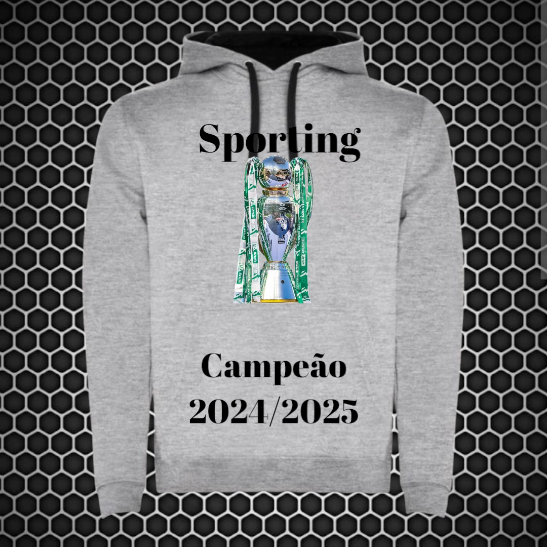 Sporting - Sweat-shirt com capuz - Cinza
