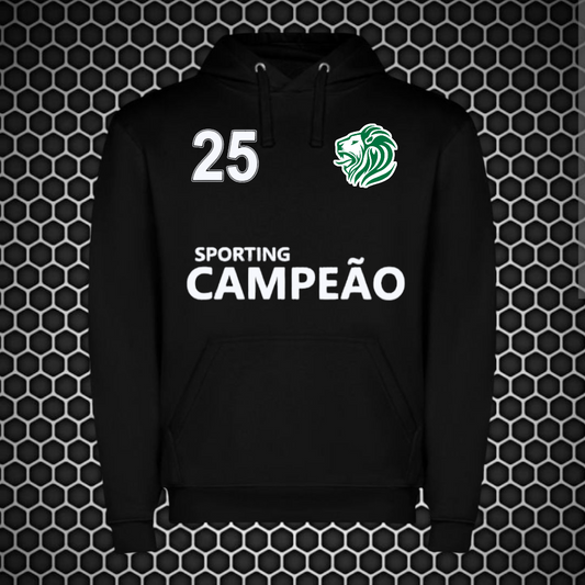 Sporting - Sweat-shirt com capuz - Preta