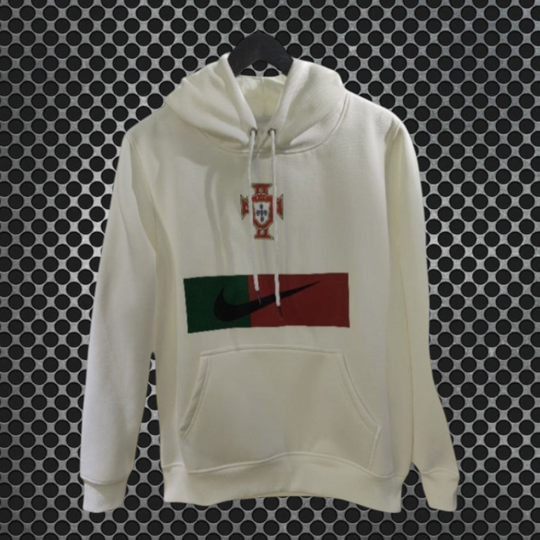 Portugal - Sweat-shirt com capuz - Branca