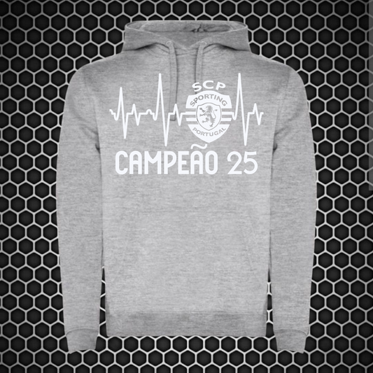 Sporting - Sweat-shirt com capuz - Cinza