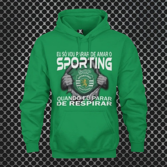 Sporting - Sweat-shirt com capuz - Verde
