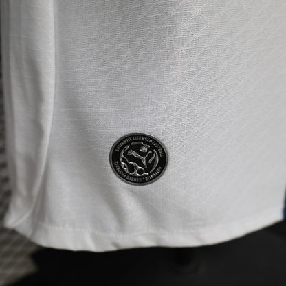 Player Version 26/27 Manchester City White with Blue Stripe Away Shirt