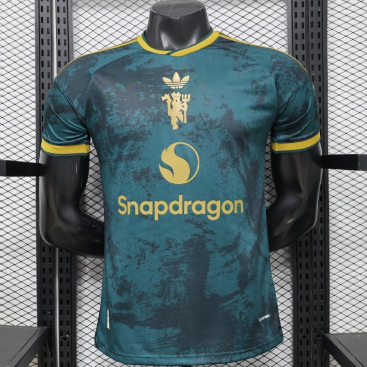 Player Version 26/27 Manchester United Teal & Gold Third Special Edition Shirt